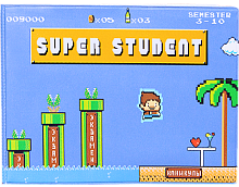 Обложка на зачетную книжку "Super student"