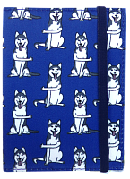 Обложка на паспорт "Собаки Лайки" (текстиль)