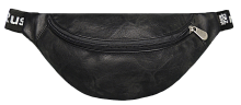 Сумка на пояс черная (экокожа)