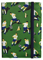 Обложка на паспорт "Футболисты и сурикаты" (текстиль)
