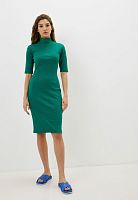 Платье трикотажное Лапша зеленое